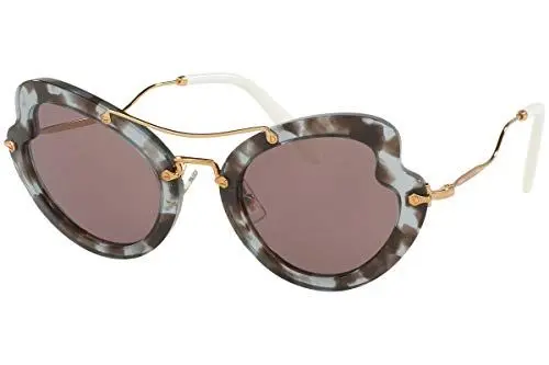 Produktbild: MIU MIU Damen 0Mu11Rs Uah6X1 52 Sonnenbrille, Braun (Lilac Havana/Purple Brown)
