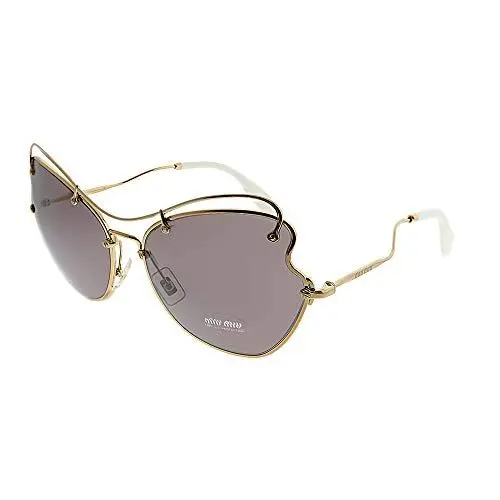 Produktbild: MIU MIU Damen 0Mu56Rs 7Oe6X1 65 Sonnenbrille, Gold (Antique Gold/Purple Brown)