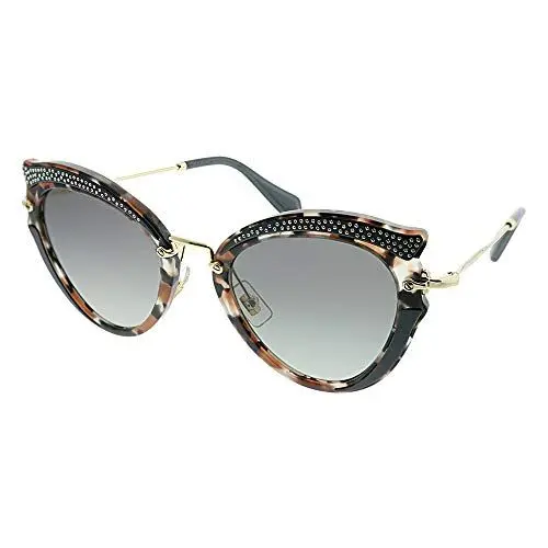 Produktbild: Miu Miu Damen MU05SS Sonnenbrille, Braun (Braun Havana/Gold/Grey Gradient), 52