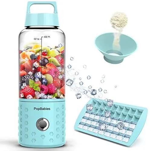Produktbild: Mixer Smoothie Maker, PopBabies Smoothie Mixer,500ml Portable Blender Tragbarer Mixer,Smoothie-Maker to go,update