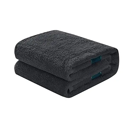 Produktbild: Mixi Trends Waschhandschuh, Gästetuch, Handtuch, Duschtuch, Badetuch, Saunatuch aus Frottee, Größe:Duschtuch 70x140cm, Farbe:Antrazit