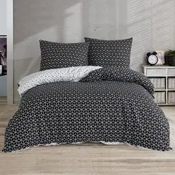 Produktbild: Mixibaby Bettwäsche Bettgarnitur Bettbezug Bedruckt Baumwolle 135x200 155x220 200x200, Größe:155 x 220 cm, Design Bettwäsche:Tina