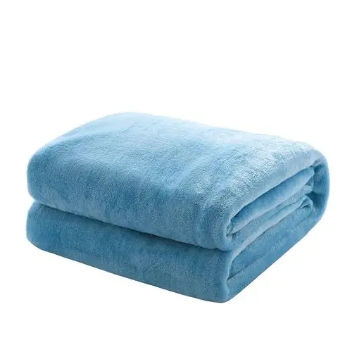 Produktbild: Mixibaby Kuscheldecke Flauschige extra weich & warm Wohndecke Flanell Fleecedecke, Falten beständig/Anti-verfärben als Sofadecke oder Bettüberwurf, Größe:150 cm x 200 cm, Farbe:Grau