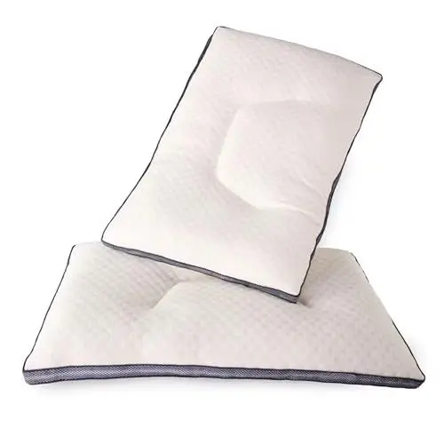 Produktbild: Mixibaby Premium Kopfkissen 2er Set 50 x 70cm Schlafkissen Atmungsaktiv Weich Kissen Gestepptes Nackenkissen, Model:Neck Support Pillow