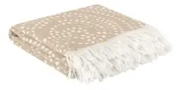 Produktbild: Mixibaby Strandtuch XXL100% Baumwolle Hamamtuch Badetuch Saunatuch Peshtemal 100x180cm, Farbe:Beige