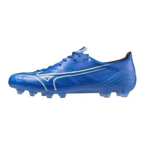 Produktbild: Mizuno Alpha Japan Herren-Fußballschuhe für festen Boden, Rugby, Laser Blue White, 43 EU