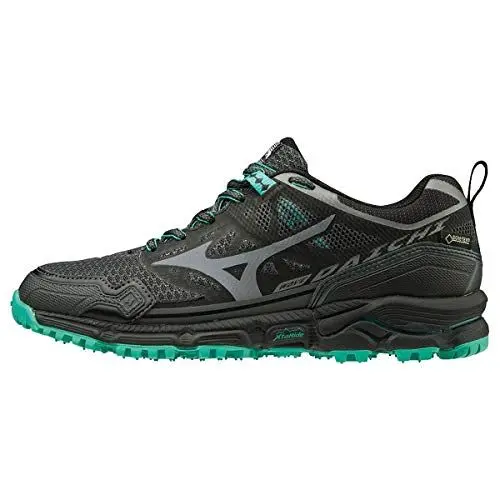 Produktbild: Mizuno Damen Wave Daichi 4 GTX Traillaufschuhe, Schwarz (Dark Shadow/Quiet Shade/Poison Green 34)