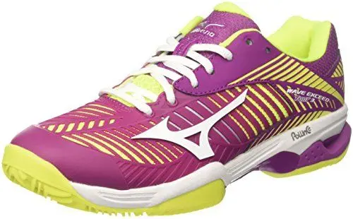 Produktbild: Mizuno Damen Wave Exceed Tour Cc WOS Tennisschuhe, Pink (Cloverwhitesafetyyellow), 41 EU