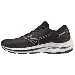 Produktbild: Mizuno Damen Wave Inspire 18 (W) Laufschuhe, Black Silver Ebony, 43 EU