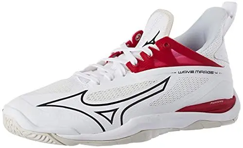 Produktbild: Mizuno Damen Wave Mirage 4 Handballschuh, Weiß, Schwarz, Persisch, 43 EU