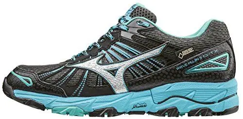 Produktbild: Mizuno Damen Wave Mujin 3 G-tx (w) Laufschuhe, Grau (Dark Shadow/Silver/Norse Blue), 36.5 EU