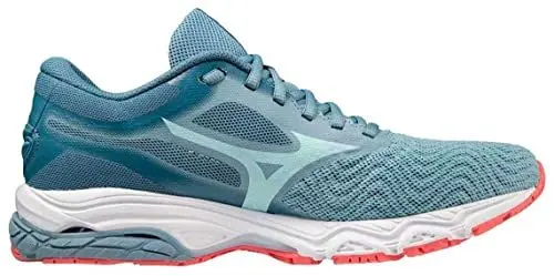 Produktbild: Mizuno Damen Wave Prodigy 4 Sneaker, Mspring Icewater Tearose, 38.5 EU