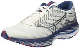 Produktbild: Mizuno Damen Wave Rider 26 Sneaker, Swhite Silver Ibizablue, 41 EU