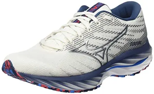 Produktbild: Mizuno Damen Wave Rider 26 Sneaker, Swhite Silver Ibizablue, 41 EU