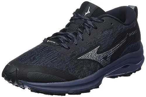 Produktbild: Mizuno Damen Wave Rider GTX Laufen, Schwarz Oblue Silverstar, 38 EU