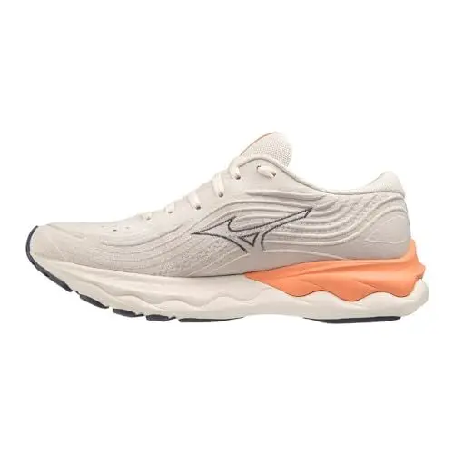Produktbild: Mizuno Damen Wave Skyrise 4 (W) Laufschuhe, Mehrfarbig (Snow White Nightshadow Blue Coral Reef), 38 EU
