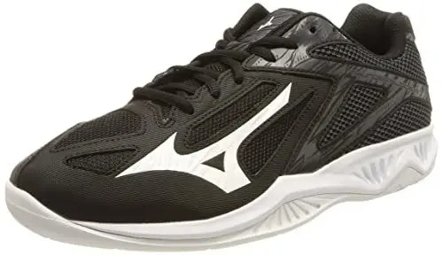 Produktbild: Mizuno Herren Thunder Blade 3 Sneaker, Schwarz Weiß Ebenholz, 44 EU