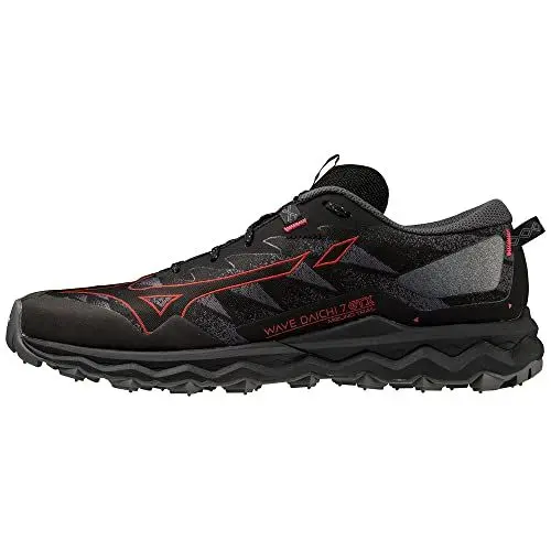 Produktbild: Mizuno Herren Wave Daichi 7 GTX Running Shoes, Black/Bittersweet/Iron Gate, 45 EU