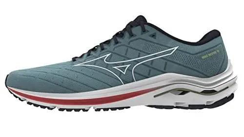 Produktbild: Mizuno Herren Wave Inspire 18 Laufschuh, Smokeb White Neonflame, 41 EU