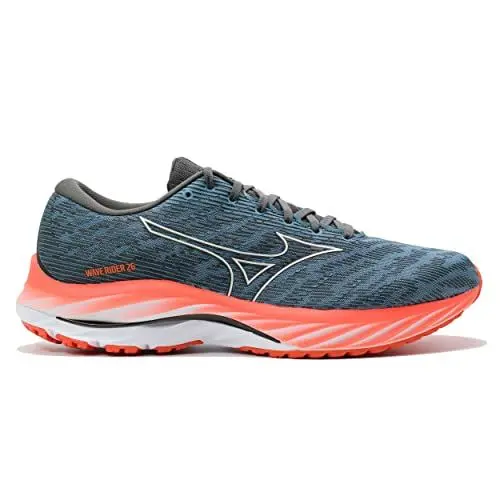 Produktbild: Mizuno Herren Wave Rider 26 Straßen-Laufschuh, Provincial Blue/Nimbus Cloud/Soleil, 46.5 EU