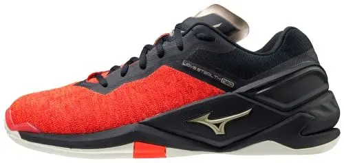 Produktbild: Mizuno Herren Wave Stealth Neo Handballschuh, IgnitionR/PGold/Salute, 46 EU