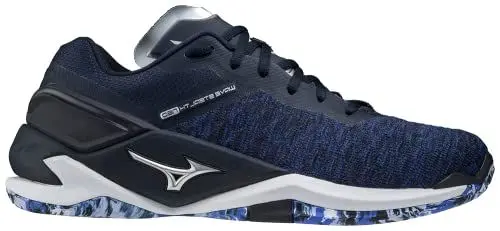 Produktbild: Mizuno Herren Wave Stealth Neo Handballschuh, Sky Captain/Galaxy Silver/Violet Blue, 47 EU