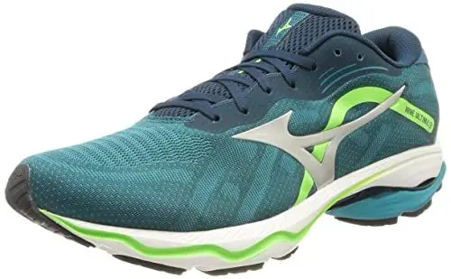 Produktbild: Mizuno Herren Wave Ultima 13 Laufschuh, Mblue Silver Greengecko, 42 EU