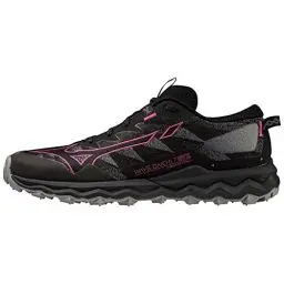 Produktbild: Mizuno Unisex Wave Daichi 7 GTX Traillaufschuh, Black/Fuchsia Fedora/Quiet Shade, 39 EU