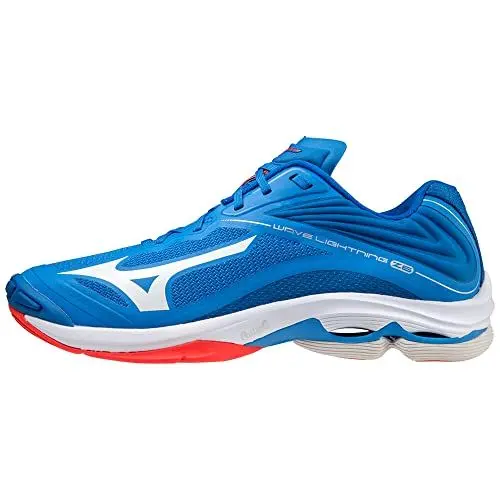 Produktbild: Mizuno Unisex Wave Lightning Z6 Volleyball-Schuh, French Blue/White/Ignition Red, 46 EU