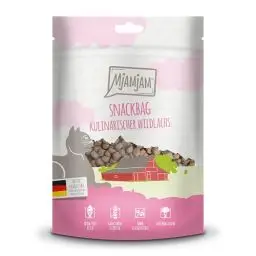Produktbild: MjAMjAM - Premium Katzensnack - Snackbag - kulinarischer Wildlachs, 1er Pack (1 x 125 g), naturbelassen ganz ohne synthetische Konservierungsstoffe