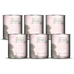 Produktbild: MjAMjAM - Premium Nassfutter für Katzen - Kitten saftiges Hühnchen mit Lachsöl, 6er Pack (6 x 800 g), getreidefrei mit extra viel Fleisch