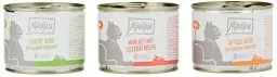 Produktbild: MjAMjAM - Premium Nassfutter für Katzen - Mixpaket I - Huhn, Rind, Herzen, 6er Pack (6 x 200 g), getreidefrei mit extra viel Fleisch