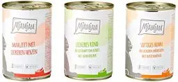 Produktbild: MjAMjAM - Premium Nassfutter für Katzen - Mixpaket I - Huhn, Rind, Herzen, 6er Pack (6 x 400 g), getreidefrei mit extra viel Fleisch