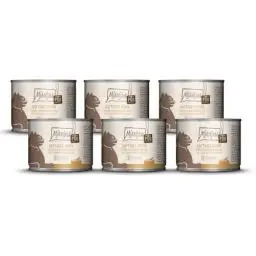 Produktbild: MjAMjAM - Premium Nassfutter für Katzen - purer Fleischgenuss - saftiges Hühnchen pur, 6er Pack (6 x 200 g), getreidefrei mit extra viel Fleisch