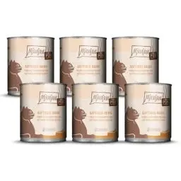 Produktbild: MjAMjAM - Premium Nassfutter für Katzen - purer Fleischgenuss - saftiges Hühnchen pur, 6er Pack (6 x 800 g), getreidefrei mit extra viel Fleisch
