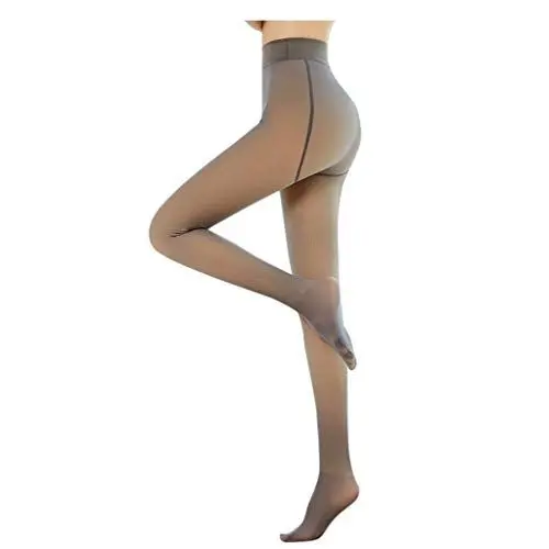 Produktbild: MJIQING Strumpfhosen Damen,Perfekt Beine Abnehmen Gefälschte Durchscheinend,Thermo Strumpfhose Damen Fleece Feinstrumpfhose,Gefütterte Thermostrumpfhosen für Damen Winter,Warme Leggings Frauen