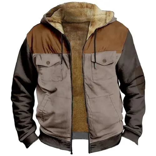 Produktbild: blacks friday angebote softshelljacke für herren college jacke manner leder jacken herren hoodie jacke herren mit kapuze field jacket herren arbeitsjacke sale on black friday