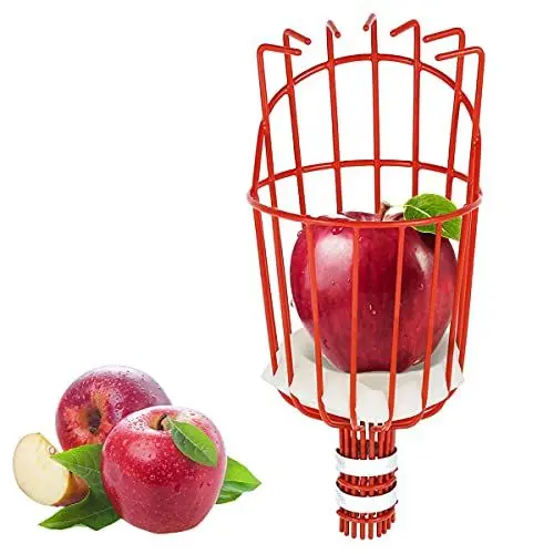 Produktbild: Mnixy Obstkralle, Metallfrüchte, Obstsammlerwerkzeug, Gartenwerkzeuge für die Ernte von Äpfeln, Zitrusfrüchten, Birnen, Angeln