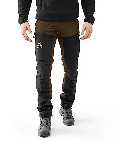 Produktbild: MNT10 Wanderhose für Herren – Leichte Outdoor Hose I Atmungsaktiv & Wasserabweisend I Praktische Taschen & Robuste Nähte | Clay Brown, M