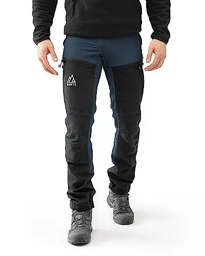 Produktbild: MNT10 Wanderhose für Herren – Leichte Outdoor Hose I Atmungsaktiv & Wasserabweisend I Praktische Taschen & Robuste Nähte | Ocean Blue, XL
