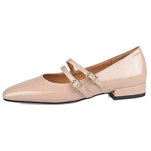 Produktbild: Mo Joc Damen Schuhe Komfort Mary Jane Schuhe(Weiß,38)