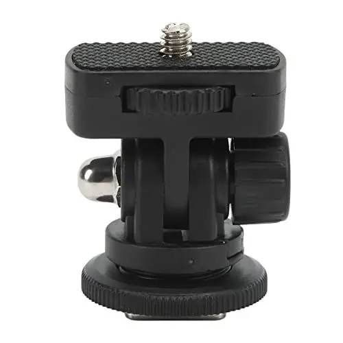 Produktbild: Elprico Kugelkopf, 1/4 Schraube Kugelkopfhalter 180 Grad Adapter Kugelkopf Kugelkopfhalter mit Kaltschuh
