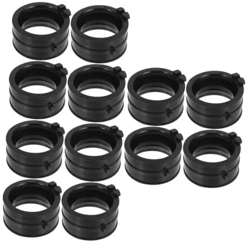Produktbild: Mobestech 12 Stück Ansaugkrümmer Schnittstelle Ansaug Gummi Atv Vergaser Ansaugkrümmer Atv Ansaugkrümmer Ansaugkrümmer Gummi Vergaser Adapter