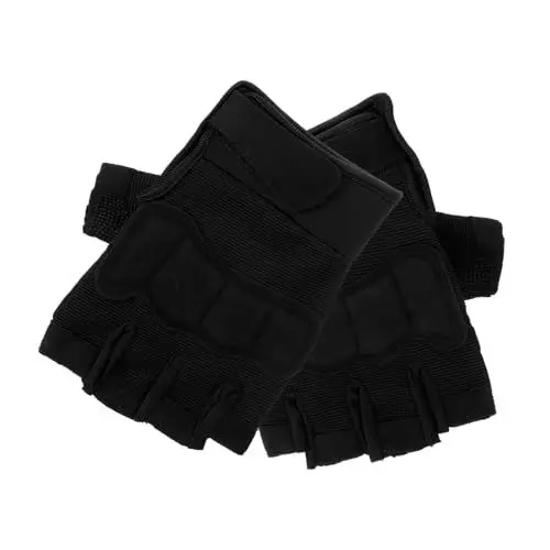 Produktbild: Mobestech 1 Paar Outdoor-reithandschuhe Erwachsene Fingerlose Handschuhe Für Männer Frauen Robuste Motorradhandschuhe