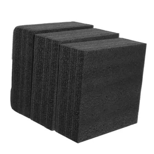 Produktbild: Mobestech Epe-schaumstoffeinlagen Für Blumenarrangements 3 Stück 18 X 18 Cm Schwarze Schaumstoffplatten Zum Basteln Und Verpacken