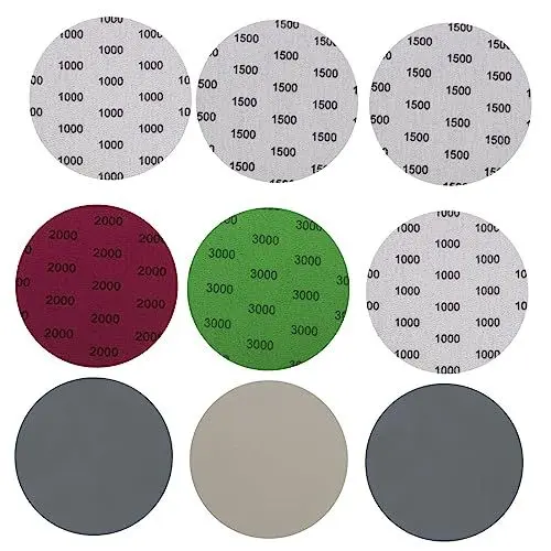 Produktbild: Mobestech 24pcs 125mm Nass Trocken Schleifpapier Automotive Schleifen Papier Schleifpapier Zum Polieren