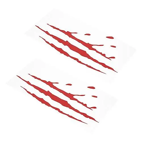 Produktbild: Mobestech Rote Horror Autoaufkleber Mark Decals Für Auto Auto Aufkleber Set Material
