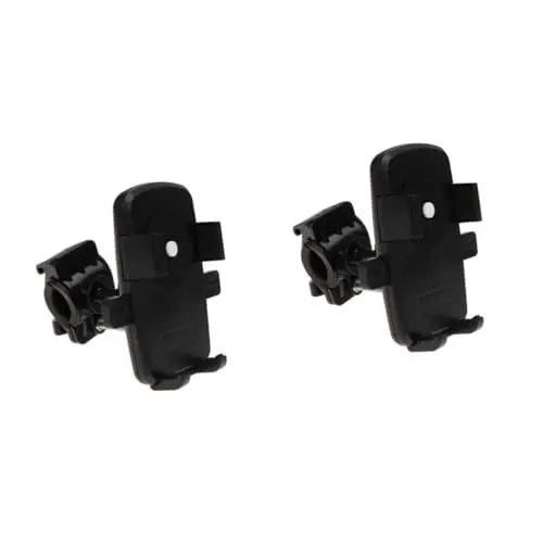 Produktbild: Mobestech 2 Stück Telefonhalter Halterung Mitte Universal Telefonhalterung Für Fahrrad Telefonhalterung Schwarz Telefon Festrahmen