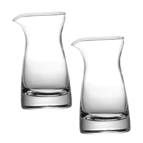 Produktbild: Mobestech 2-teiliger Sirupspender Aus Glas Pump-aufschäumer 80 Ml Soßenkrüge Krüge Für Soßen Sahnekrüge Für Küche Und Bar