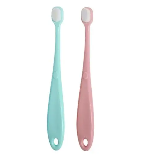 Produktbild: Mobestech Säuglingszahnbürste - 2 Stück Kinderzahnbürsten Baby-stillbürste Weiche Borsten Pp-material Klein Und Bequem Für Babyhände